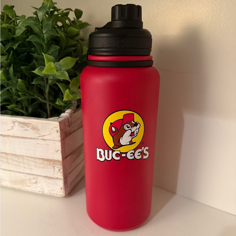 Buc-ee's Red Logo Stainless Steel Yukon Water Bottle 32oz